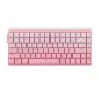 AULA HERO84 HE Pink Gradient Contour Dragon King RGB Gasket Mechaninė Klaviatūra