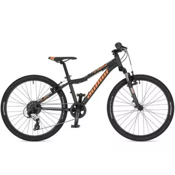 Author A-Matrix 24 inch kalnų dviratis, 21 pavarų Shimano, Phantom Black matinis