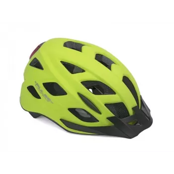 Author Pulse LED X8 Jaunimo dviračio šalmas su LED šviesa, Geltonas, 52-58 cm