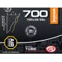 Author Tube AT-CROSS-700C Wide FV48 700x35/50C (Juoda) - 48mm Presta vožtuvas, butilinė vidinė padanga