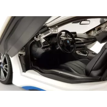 Automobilis RC BMW i8 Rastar 1:14 Baltas Automatinės durys