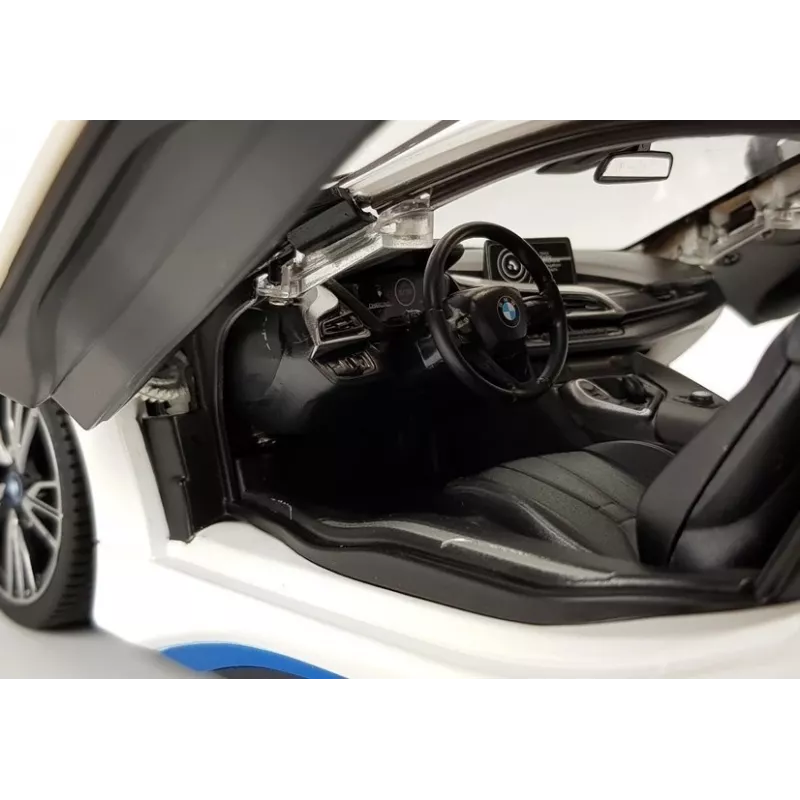 Automobilis RC BMW i8 Rastar 1:14 Baltas Automatinės durys