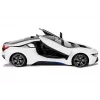 Automobilis RC BMW i8 Rastar 1:14 Baltas Automatinės durys