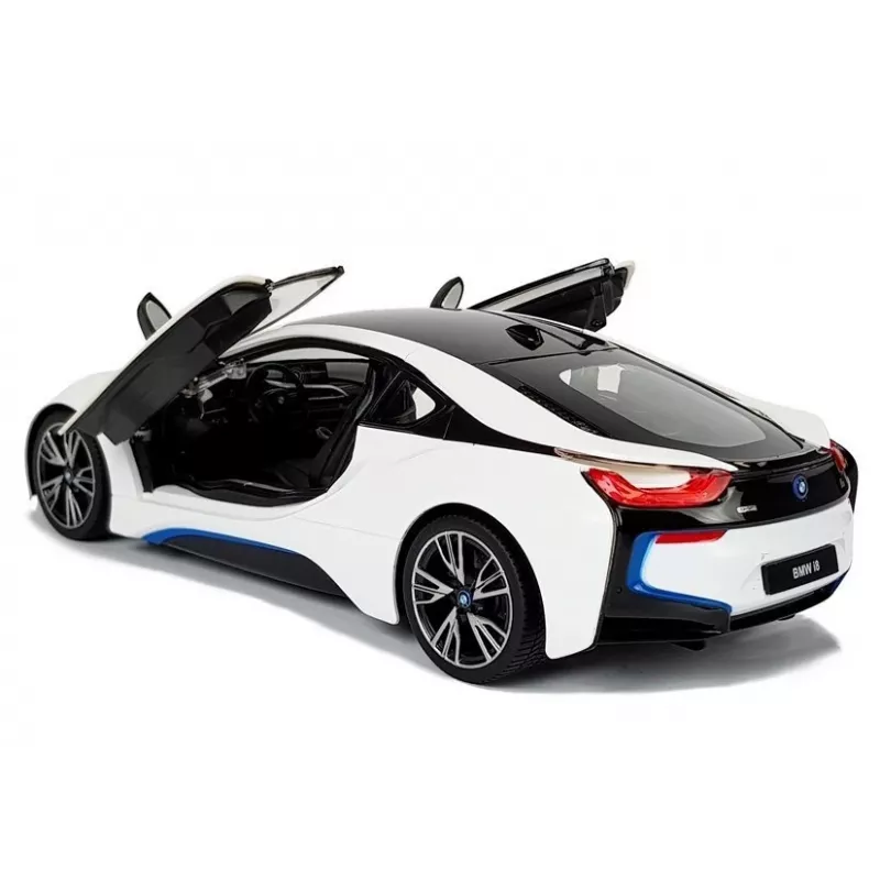 Automobilis RC BMW i8 Rastar 1:14 Baltas Automatinės durys