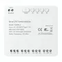 AVATTO WSMD-4 250V išmanusis jungiklio modulis, 1 grupės, nereikia nulinio laido, WiFi 2.4GHz, Tuya Smart, Alexa ir Google Home suderinamas, 10A/2200W