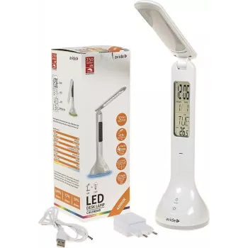 Avide LED stalinė lempa su RGB kalendoriumi, balta, 4W, 250lm
