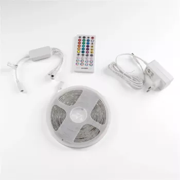Avide LED juosta Blister 12V 16W RGB 5m su IR nuotolinio valdymo pultu
