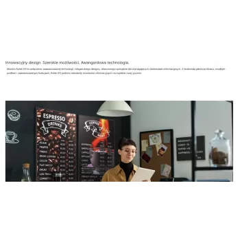 AVTEK DS2 65 65 colių 4K UHD skaitmeninės reklamos ekranas