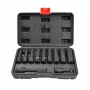 AWTOOLS 1/2 colio giluminis smūginis veržliarakčių komplektas, 11 dalių, 8-21 mm, Black Line