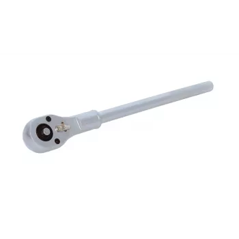 AWTOOLS 3/4 colių pavaros 24 dantų reversinis reketas su greitu atlaisvinimu, chromo vanadžio plienas, ergonomiška dviejų medžiagų rankena, 495 mm ilgis, DIN 3122