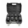 AWTOOLS Black Line 3/4 Colių Poveikio Lizdų Rinkinys, 8 dalių, 24-38mm, Trumpas, Cr-Mo