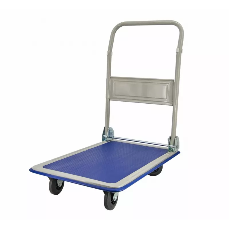 AWTOOLS AW Warehouse Trolley 4-Wheel 300kg Platform 90x60cm