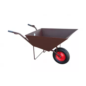 AWTOOLS AW00038 Sodo vežimėlis / Karutis 100L 200kg 4 ratų savivartis žalias