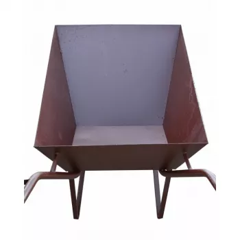 AWTOOLS AW00038 Sodo vežimėlis / Karutis 100L 200kg 4 ratų savivartis žalias