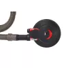 AWTOOLS AW10311BL Pneumatinis atsitiktinės orbitos šlifuoklis 150 mm 6 colių oro šlifuoklis su Hook & Loop padu, galiniu išmetimu, įmontuotu reguliatoriumi, 10 000 aps./min., 90 PSI, su dulkių maišeliu ir veržliarakčiu