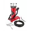 AWTOOLS AW15940 Pėdų siurblys - vieno cilindro, 10 BAR, analoginis manometras, plieninis rėmas, juoda/sidabrinė