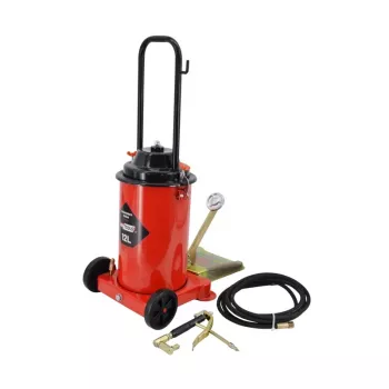 AWTOOLS AW15944 Pėdų siurblys - 7 BAR / 100 PSI, analoginis manometras, plieninis cilindras, sulankstomas