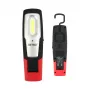 AWTOOLS AW17601 COB LED žibintuvėlis ant galvos - 120 liumenų, 3 režimai, IPX4 atsparus vandens purslams, reguliuojamas galvos dirželis, maitinamas baterijomis