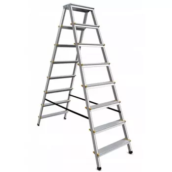 AWTOOLS AW23031 Daugiafunkcinė šarnyrinė kopėčios 12 laiptelių 150 kg Aliuminis