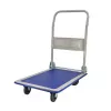 AWTOOLS AW23200 100L 4-Ratis Sodo Savivartis Vežimėlis su Pneumatinėmis Padangomis, 250kg Keliamoji Galia, Plieninis Rėmas, Juoda/Žalia