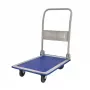 AWTOOLS AW23200 100L 4-Ratis Sodo Savivartis Vežimėlis su Pneumatinėmis Padangomis, 250kg Keliamoji Galia, Plieninis Rėmas, Juoda/Žalia