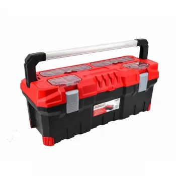 AWTOOLS AW30514 14 skyrių organizatorius dėklas su permatomu dangčiu ir nuimamomis pertvaromis