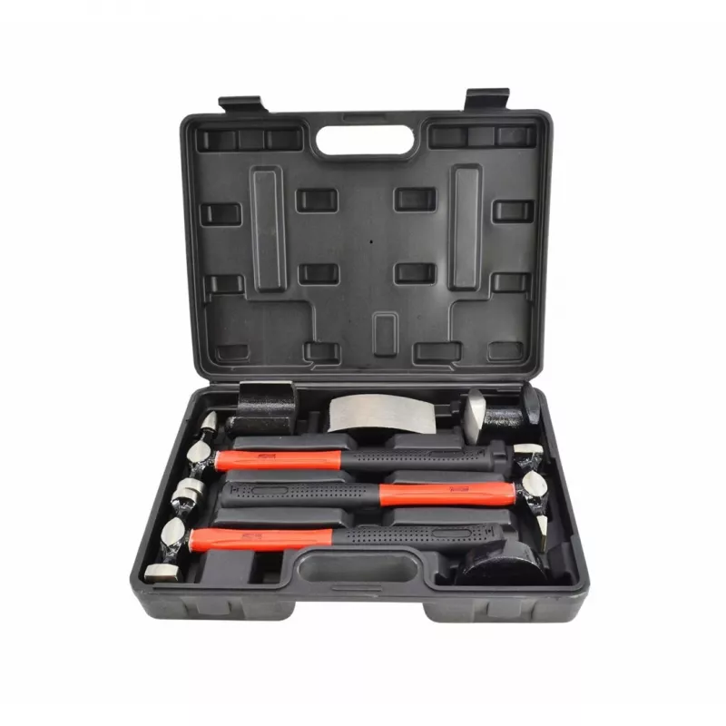 AWTOOLS AW32269BL 1000 g kalvio plaktukas su stiklo pluošto kotu ir skersiniu smaigaliu, juodas