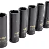 AWTOOLS AW38690BL 172 dalių chromuoto vanadžio veržliarakčių rinkinys su 1/4 colio, 3/8 colio, 1/2 colio pavaromis, 72 dantų reketais, E-Torx, antgaliais ir formuotu dėklu