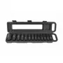 AWTOOLS AW38690BL 172 dalių chromuoto vanadžio veržliarakčių rinkinys su 1/4 colio, 3/8 colio, 1/2 colio pavaromis, 72 dantų reketais, E-Torx, antgaliais ir formuotu dėklu