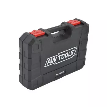 AWTOOLS AW38691BL 171-dalių 1/4 colio, 3/8 colio, 1/2 colio pavaros veržliarakčių komplektas su reketais, prailginimais, antgaliais ir formuotu dėklu