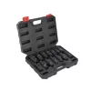 AWTOOLS AW38691BL 171-dalių 1/4 colio, 3/8 colio, 1/2 colio pavaros veržliarakčių komplektas su reketais, prailginimais, antgaliais ir formuotu dėklu