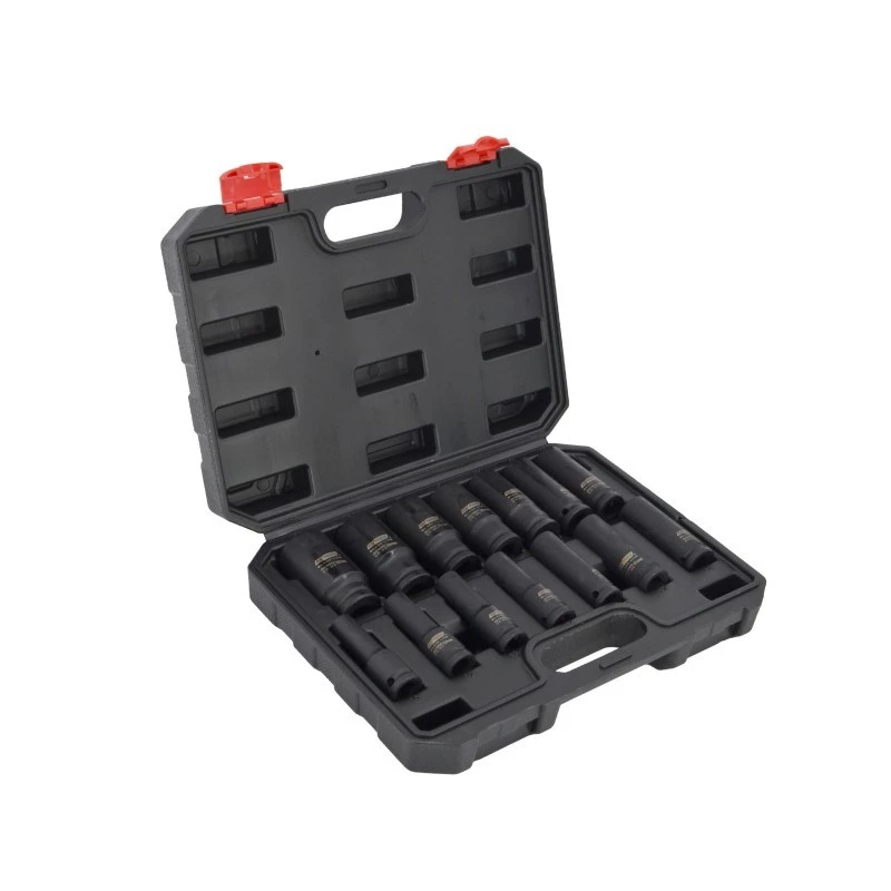 AWTOOLS AW38691BL 171-dalių 1/4 colio, 3/8 colio, 1/2 colio pavaros veržliarakčių komplektas su reketais, prailginimais, antgaliais ir formuotu dėklu