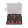 AWTOOLS AW47307 7 dalių HSS grąžtų rinkinys DIN 338 – 2-10 mm metalo, medžio ir plastiko gręžimui