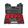 AWTOOLS AW49661 Bimetalinis skylėtas pjūklas 60 mm su kintamo žingsnio dantimis metalui, medžiui, plastikui, gipso kartoniui ir gipso plokštėms