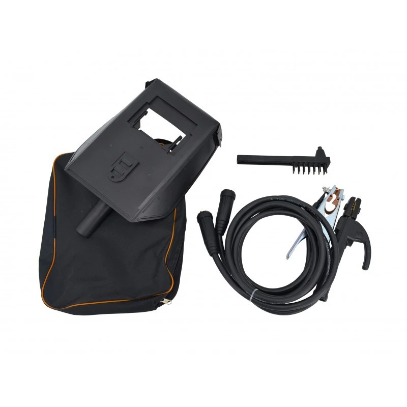 AWTOOLS AW50507BL Automatinis suvirinimo šalmas su saulės elementu ir ličio baterija, šešėlis 9-13, 92x42 mm matymo laukas