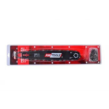 AWTOOLS AW80155 14 colių pusiau kalto grandinė grandininiam pjūklui, 3/8 colio žingsnis, 1,3 mm storis, 52 pavaros grandys