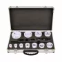 AWTOOLS Bimetalinių skylių pjūklų rinkinys 19-76mm 15 vnt. BLACK LINE Metal Case