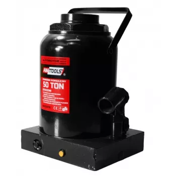 AWTOOLS Hidraulinis butelinis domkratas 50 t, kėlimo diapazonas 300–480 mm, tvirtas plienas, CE atitiktis