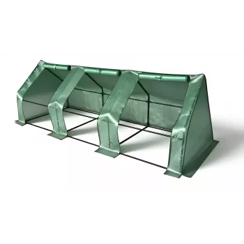 AWTOOLS Mini folijos tunelinis šiltnamis 295x95x95cm Cinkuoto plieno karkasas su UV atsparia PE danga