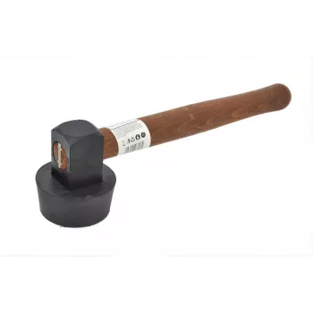 AWTOOLS grindinio plaktukas 1.5kg vulkanizuota guma su stiklo pluošto rankena