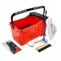 AWTOOLS Profesionalus plytelių klojimo rinkinys su kibiru – 5 dalių plytelių klojimo komplektas (24 l kibiras, kempinė plūdė, dantyta mentele, kelių apsaugos, pirštinės)