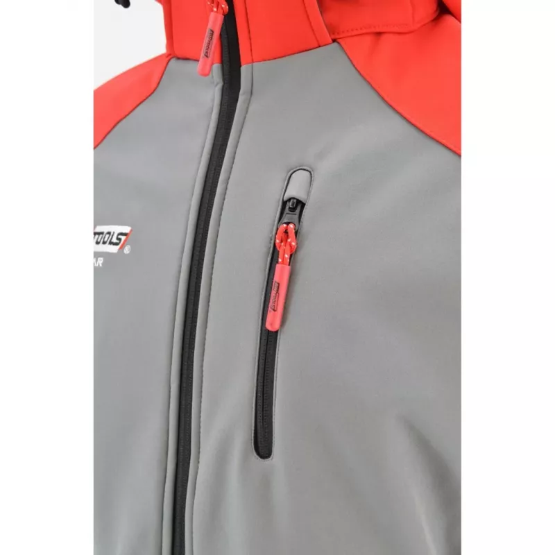 AWTOOLS Softshell Striukė Džemperis T4 Red-Grey L