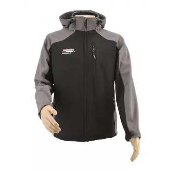 AWTOOLS Softshell Striukė T4 Pilka-Juoda Dydis L