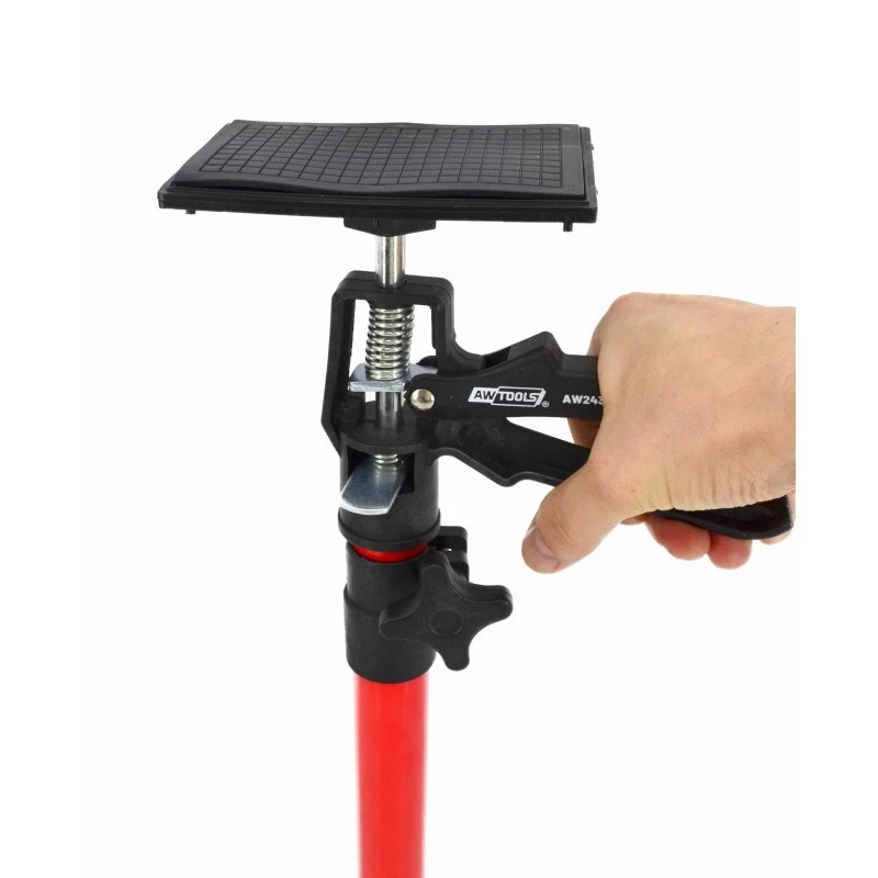 AWTOOLS Teleskopiniai atraminiai stulpai 2 vnt. 50-115 cm, plienas, Twist-Lock, 60 kg keliamoji galia