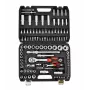 AWTOOLS Veržliarakčių rinkinys 108 dalių 1/2 inch ir 1/4 inch pavaros Black Line