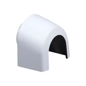 Axis Conduit Adapter U-shape 30mm A – kabelių įvado adapteris kamerų korpusams (M25/3/4 colio NPT, baltas, milteliniu būdu dažytas aliuminis)