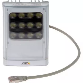 AXIS T90D25 Balta LED apšvietimas tinklo kameroms, 1000 lm, PoE, IP66/IP67, IK10, Montuojamas ant sienos/lubų/stulpo
