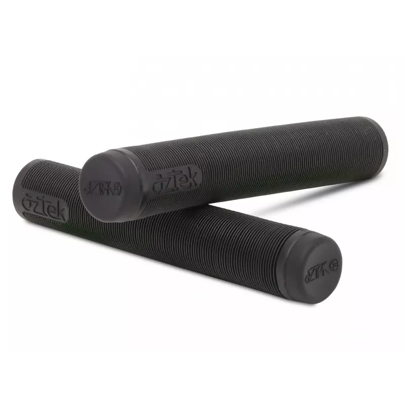 Aztek Lite Grips Ruby - TPR briaunoti paspirtuko rankenos su galų užmaitomis (pora)