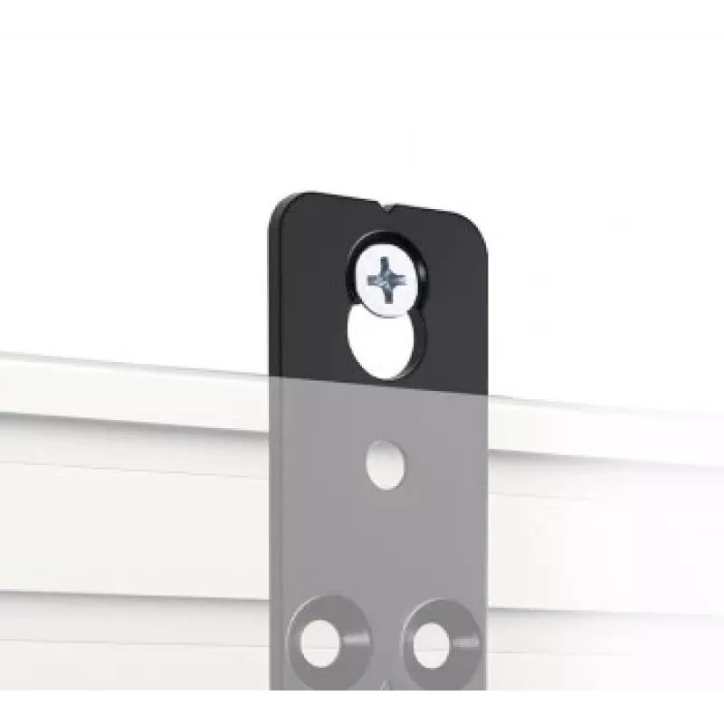 B-TECH SYSTEM X bėgių tvirtinimo laikiklis BT8390 - 5 mm nuo sienos, juodas