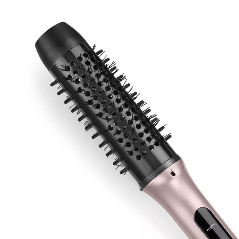 BaByliss HSB200E Volume Boost šildomas tiesinimo šepetys – šiltai rožinis